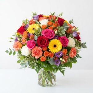 aswathi s s a colourful mix of roses gerberas and carnations that brightens 7a87f9ee 6d3d 4d12 b29c 72b1cc8d62c1