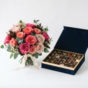 aswathi s s fresh roses with a box of delicious chocolates a gift theyll lo d8d732bc 116b 4235 af68 74bffff2f980